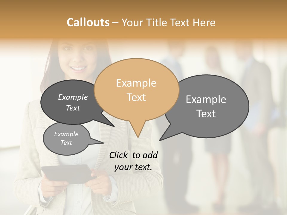 Person Lovely Ambition PowerPoint Template