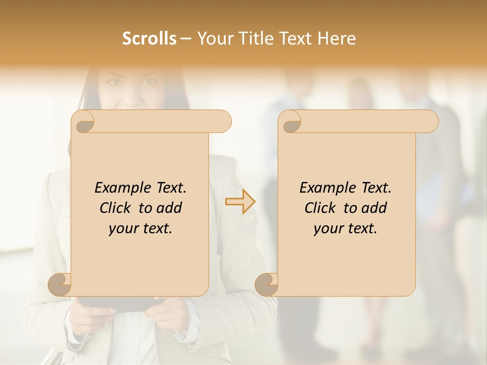 Person Lovely Ambition PowerPoint Template