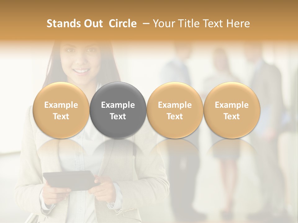 Person Lovely Ambition PowerPoint Template