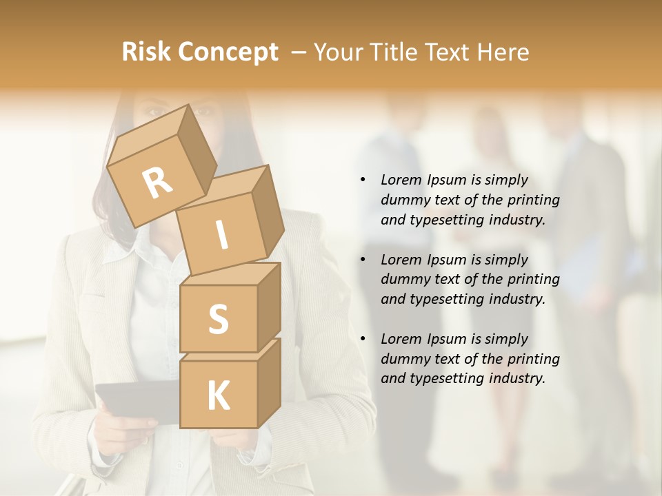 Person Lovely Ambition PowerPoint Template