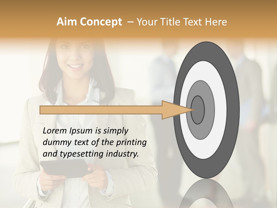 Person Lovely Ambition PowerPoint Template