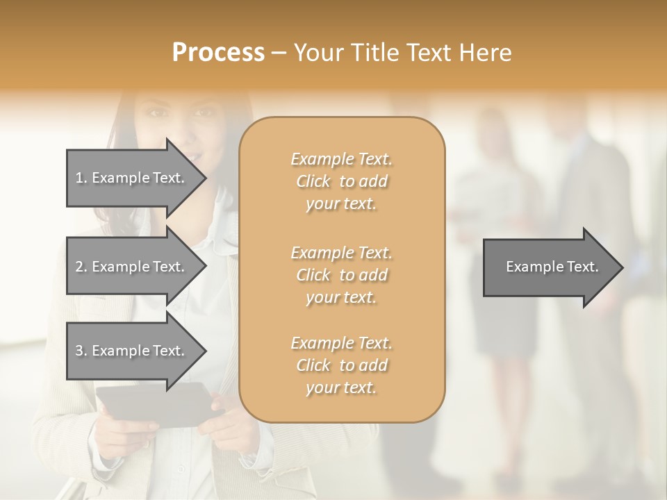 Person Lovely Ambition PowerPoint Template