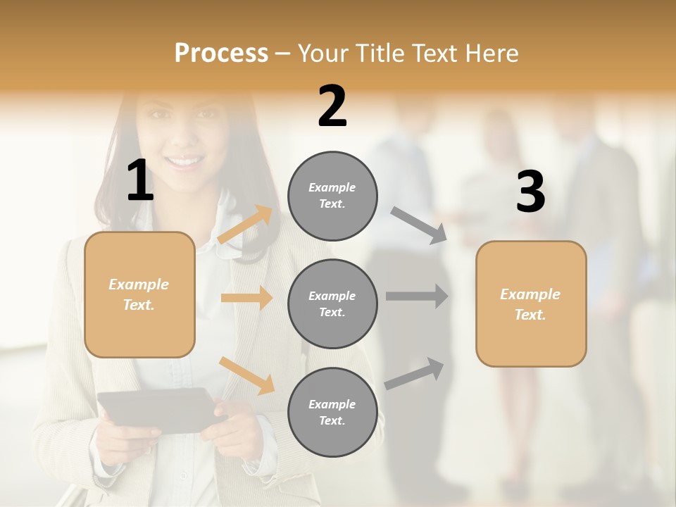 Person Lovely Ambition PowerPoint Template