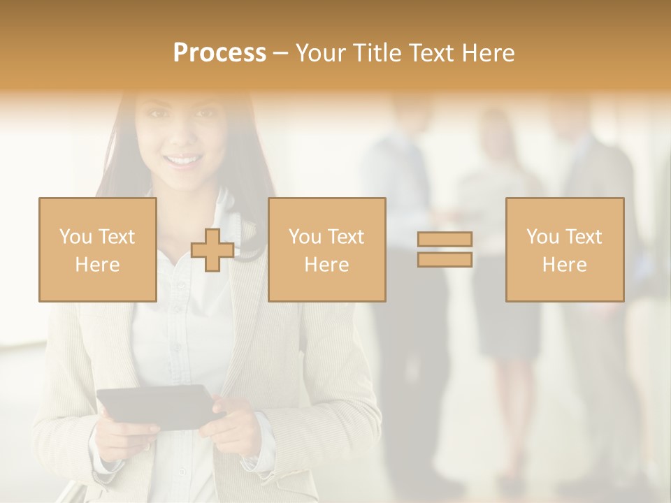 Person Lovely Ambition PowerPoint Template