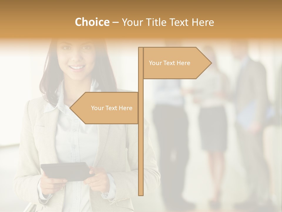 Person Lovely Ambition PowerPoint Template