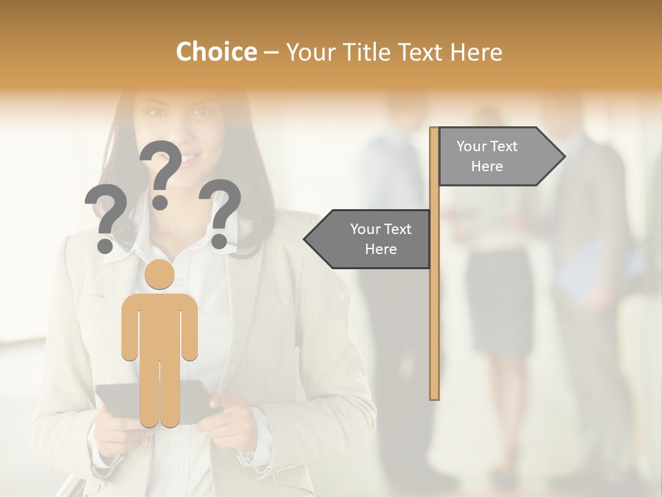 Person Lovely Ambition PowerPoint Template