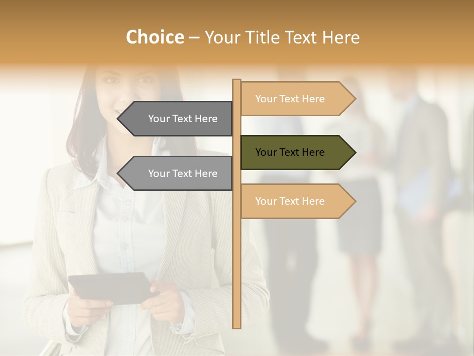 Person Lovely Ambition PowerPoint Template