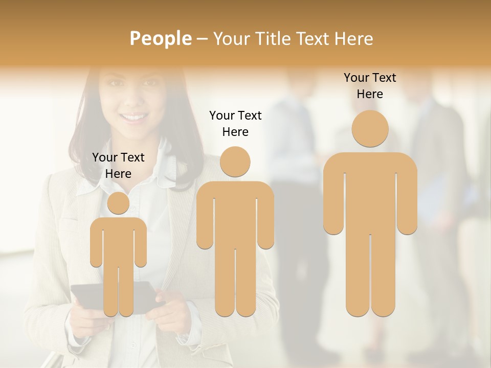 Person Lovely Ambition PowerPoint Template
