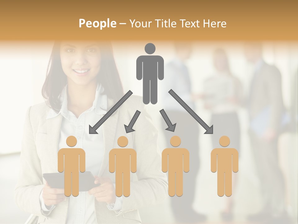 Person Lovely Ambition PowerPoint Template