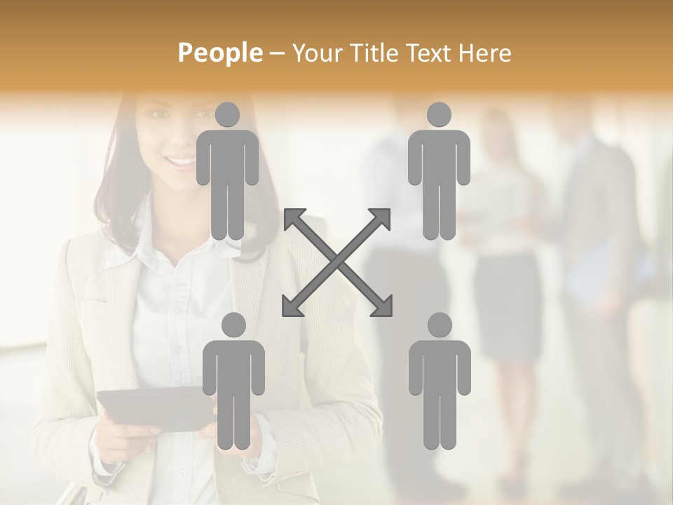 Person Lovely Ambition PowerPoint Template