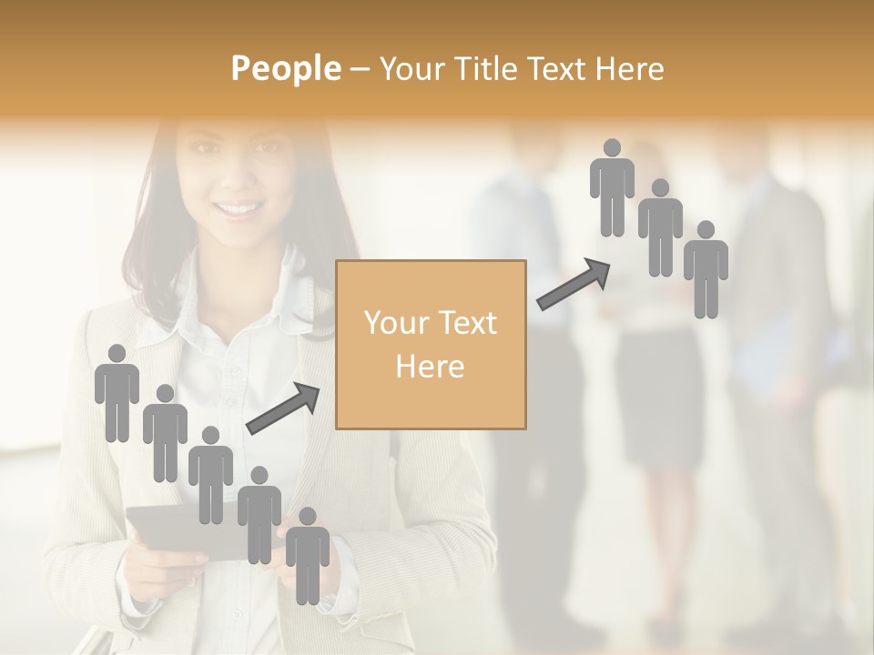 Person Lovely Ambition PowerPoint Template