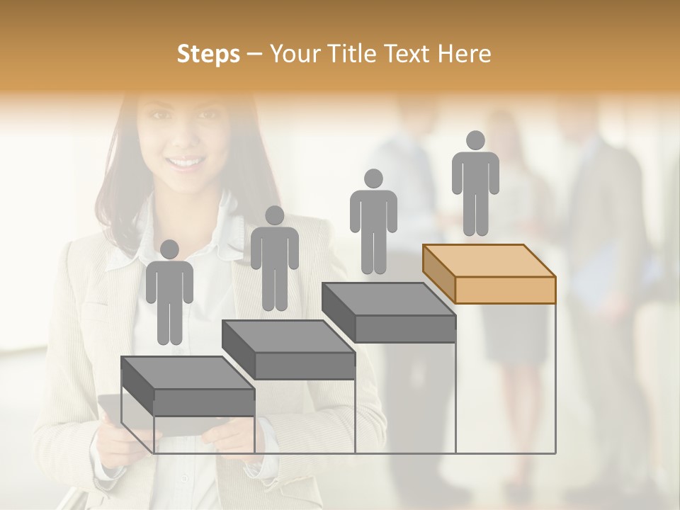 Person Lovely Ambition PowerPoint Template