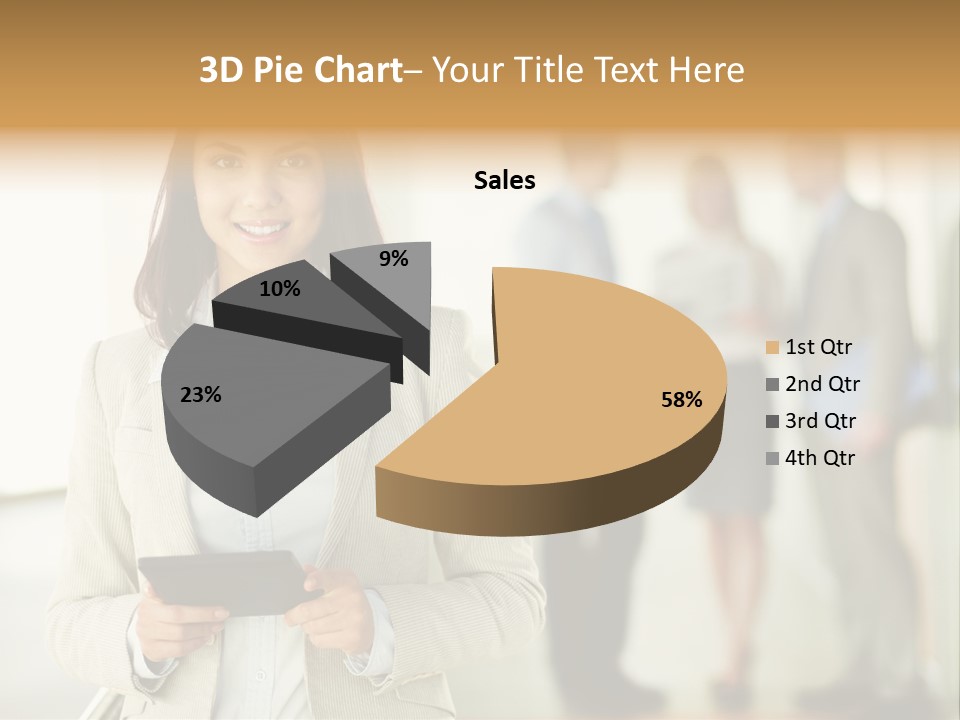 Person Lovely Ambition PowerPoint Template