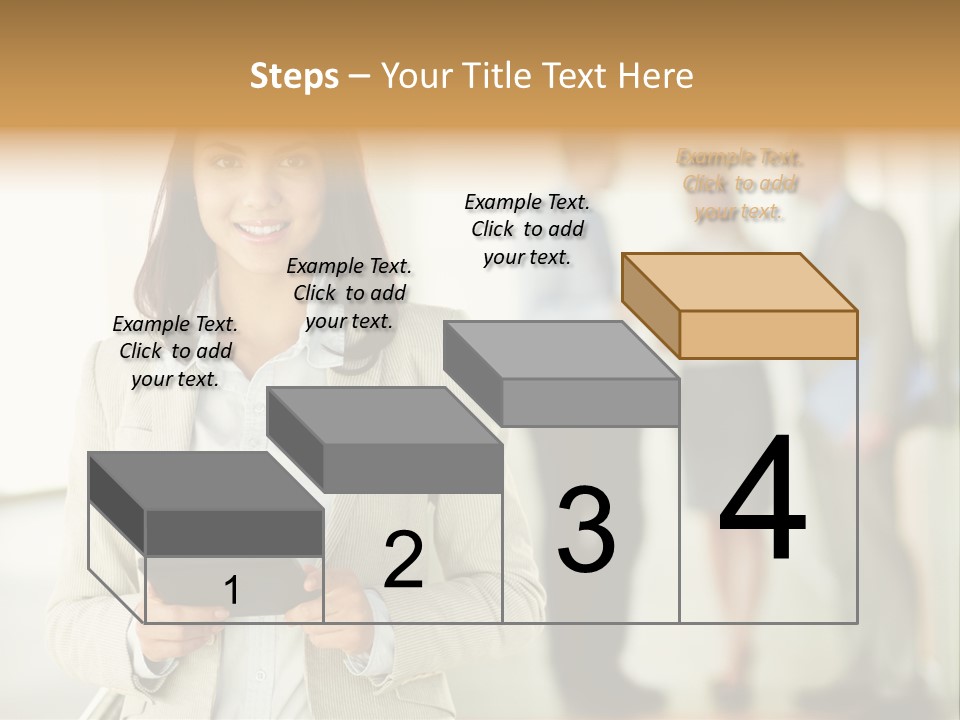 Person Lovely Ambition PowerPoint Template