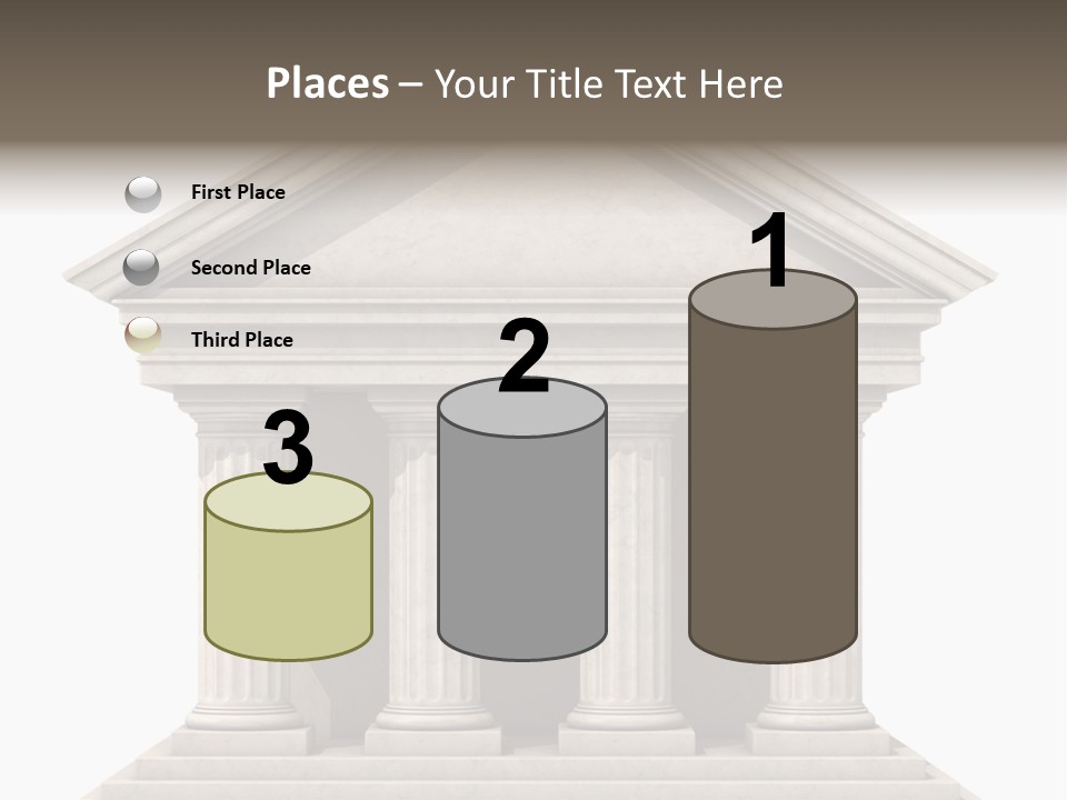 Render Old Building PowerPoint Template