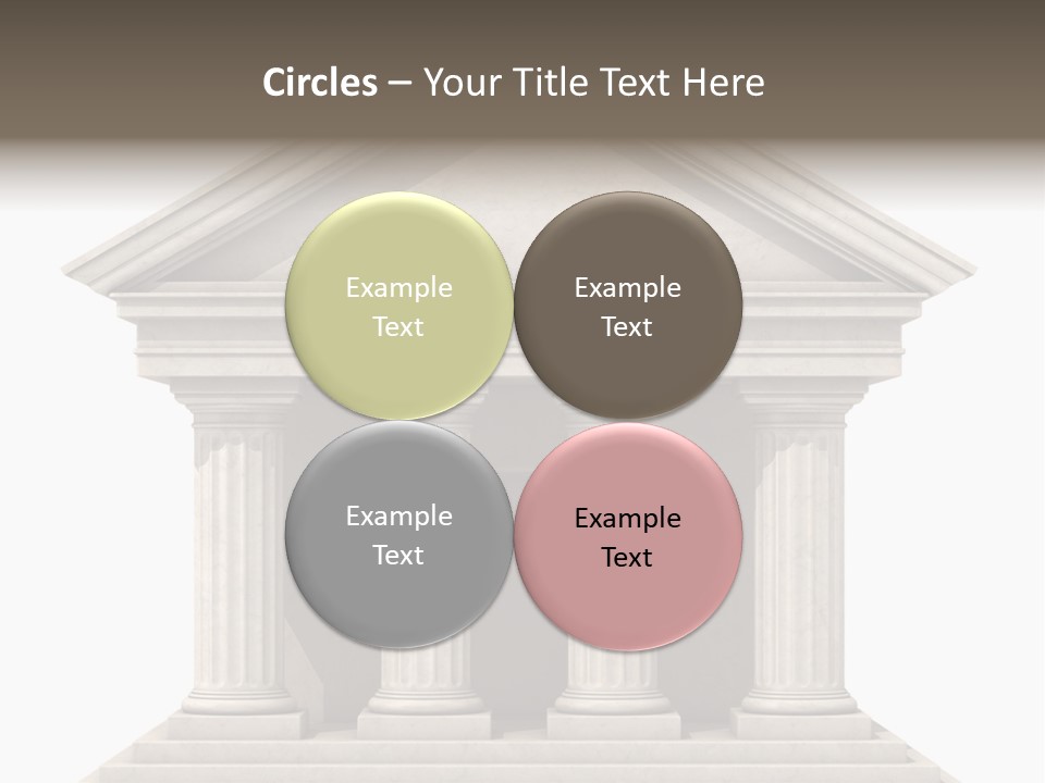 Render Old Building PowerPoint Template