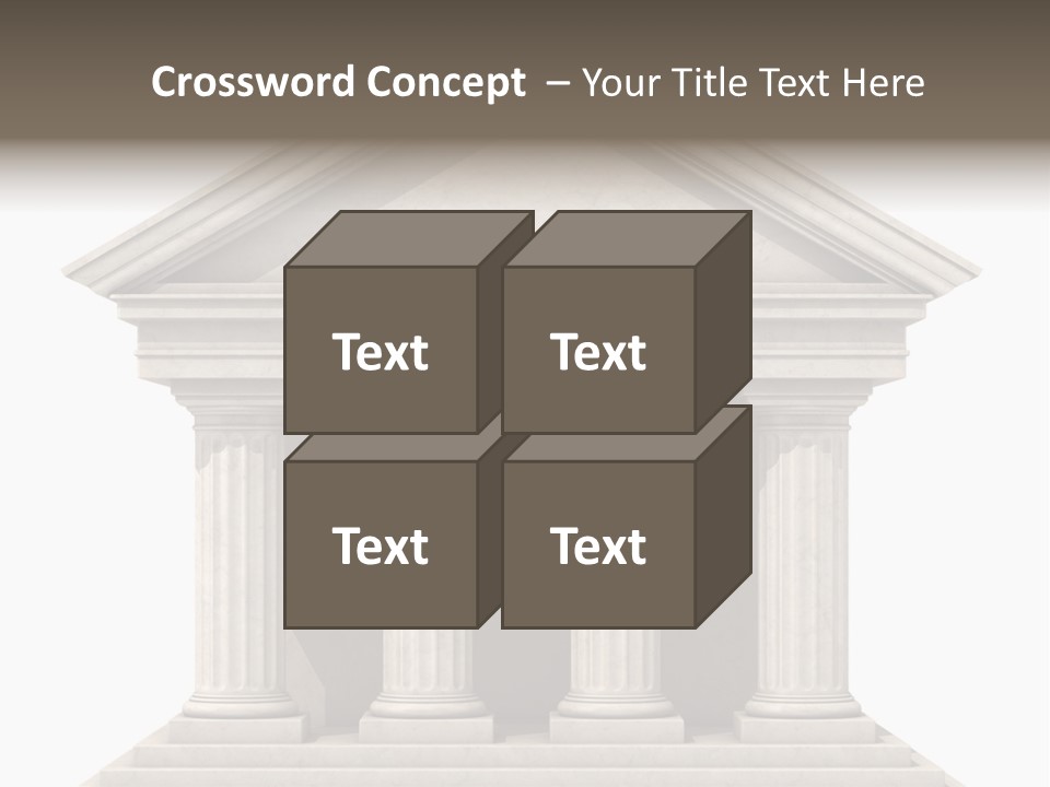 Render Old Building PowerPoint Template