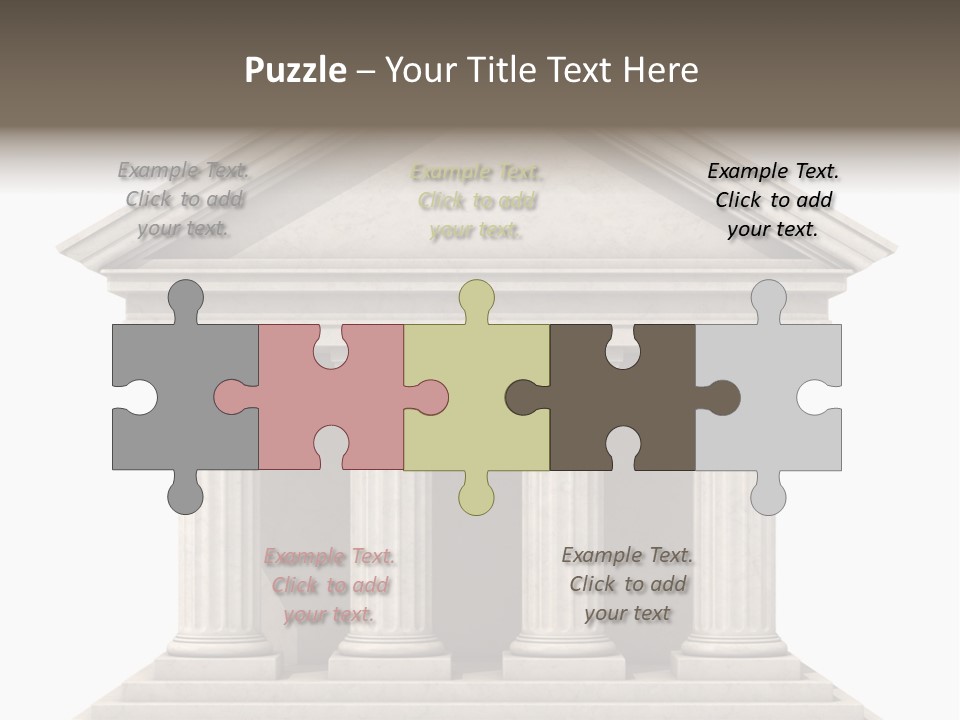 Render Old Building PowerPoint Template