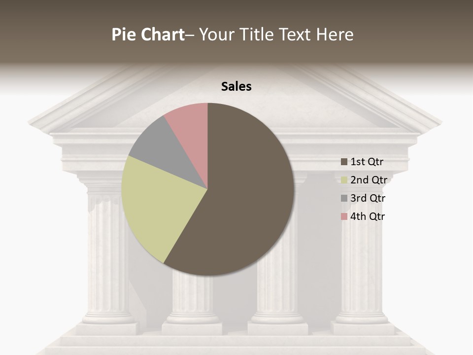 Render Old Building PowerPoint Template