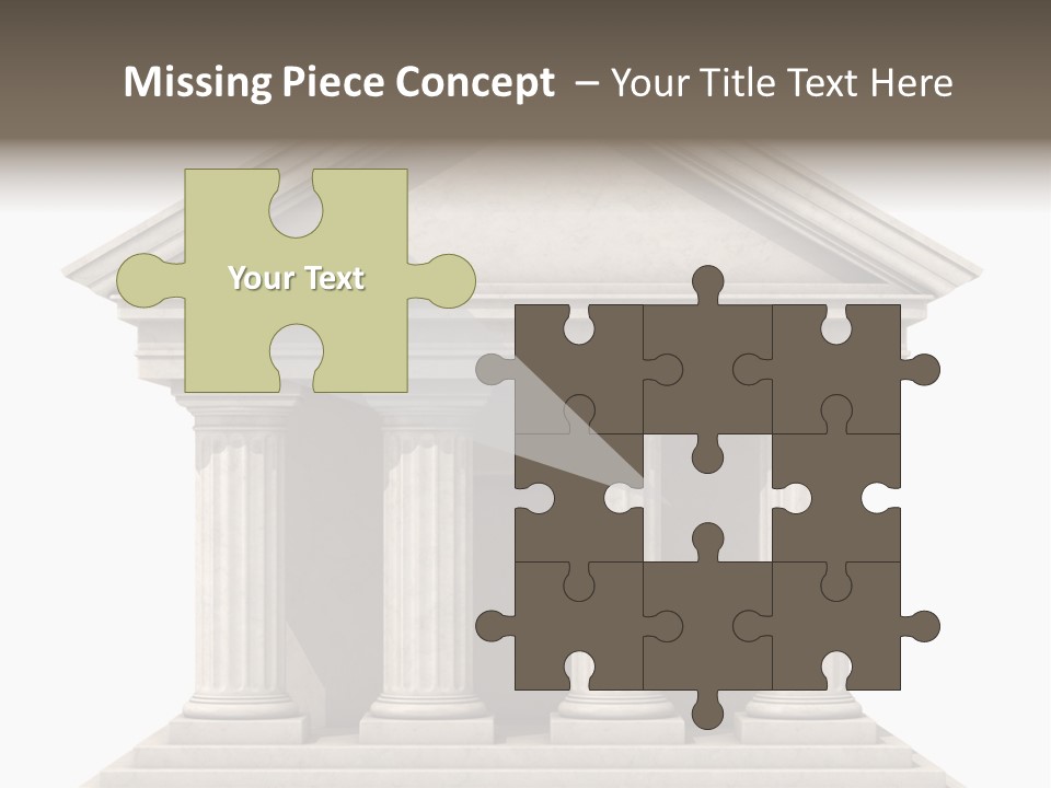 Render Old Building PowerPoint Template