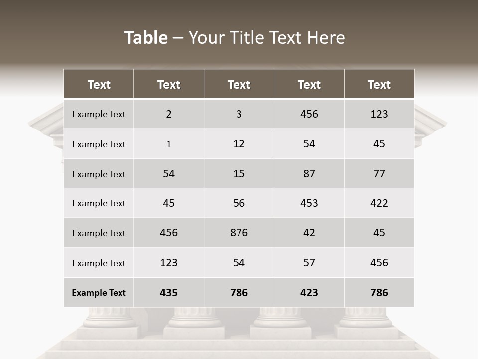 Render Old Building PowerPoint Template
