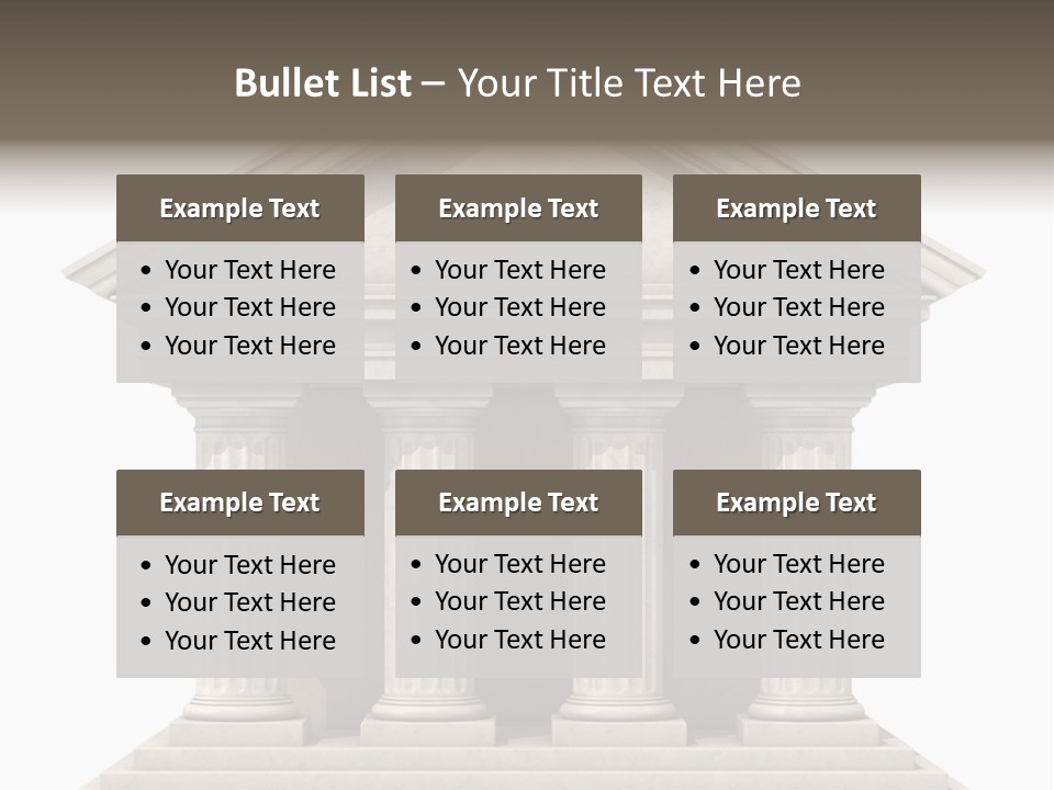 Render Old Building PowerPoint Template