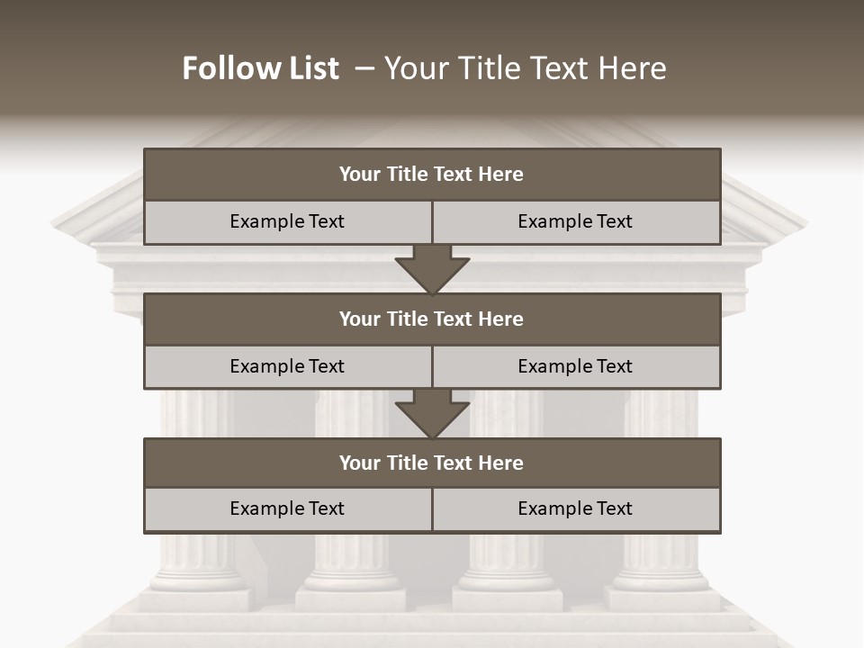 Render Old Building PowerPoint Template