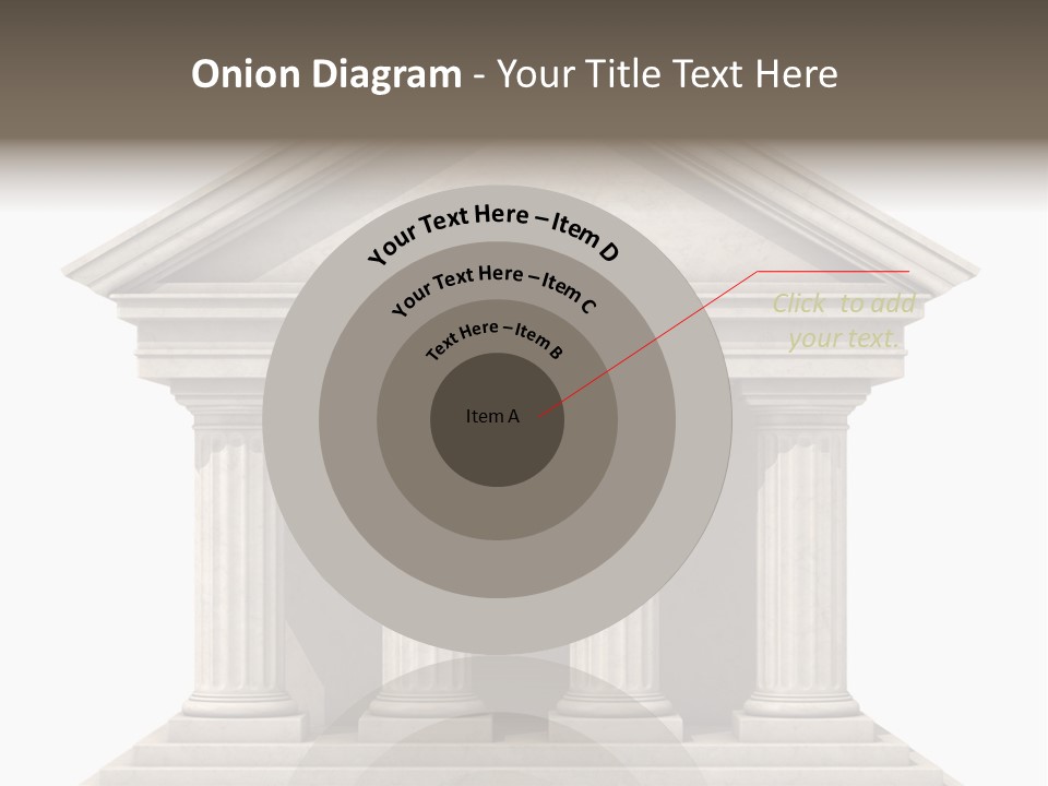 Render Old Building PowerPoint Template