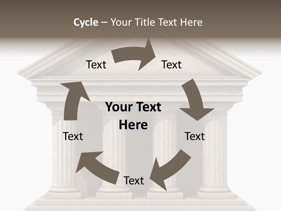 Render Old Building PowerPoint Template