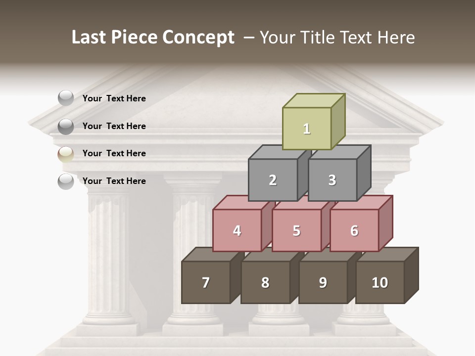 Render Old Building PowerPoint Template