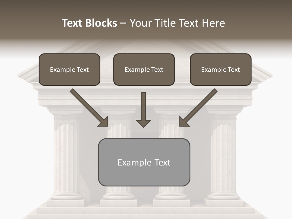 Render Old Building PowerPoint Template