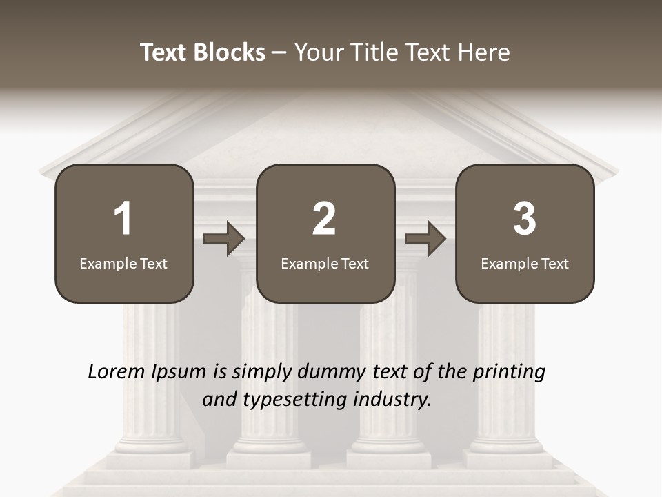 Render Old Building PowerPoint Template