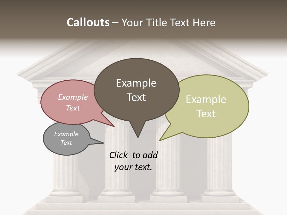 Render Old Building PowerPoint Template