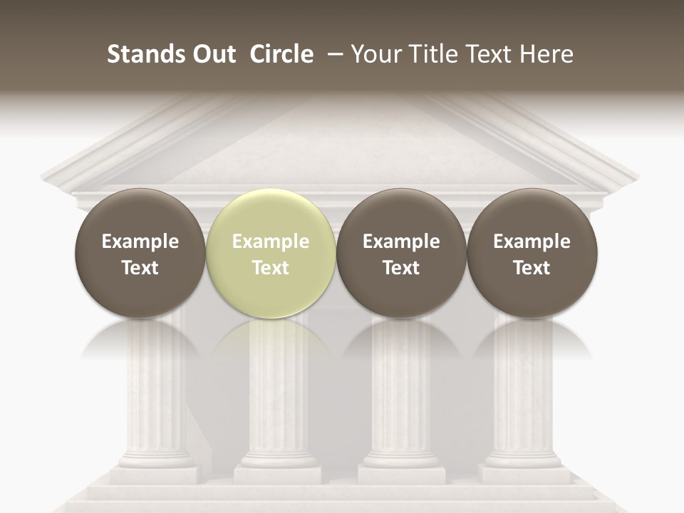 Render Old Building PowerPoint Template