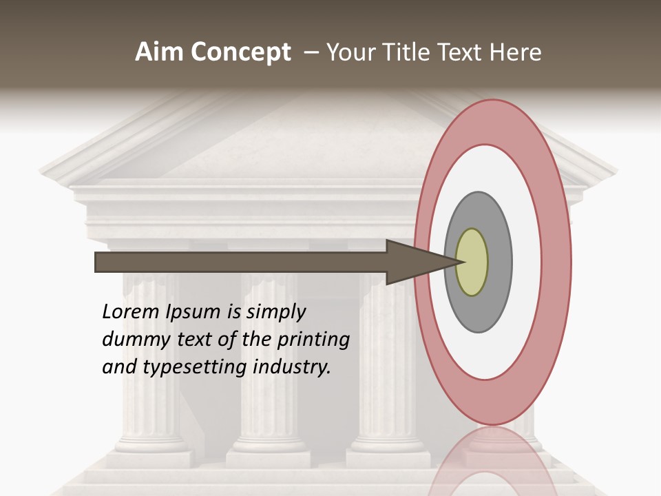 Render Old Building PowerPoint Template