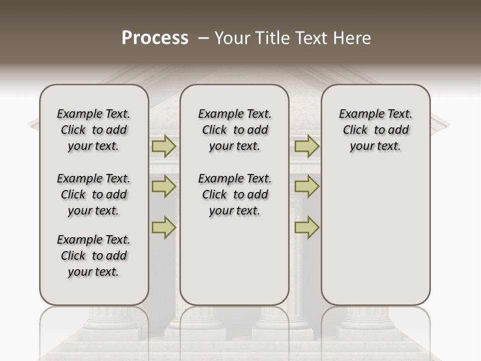 Render Old Building PowerPoint Template