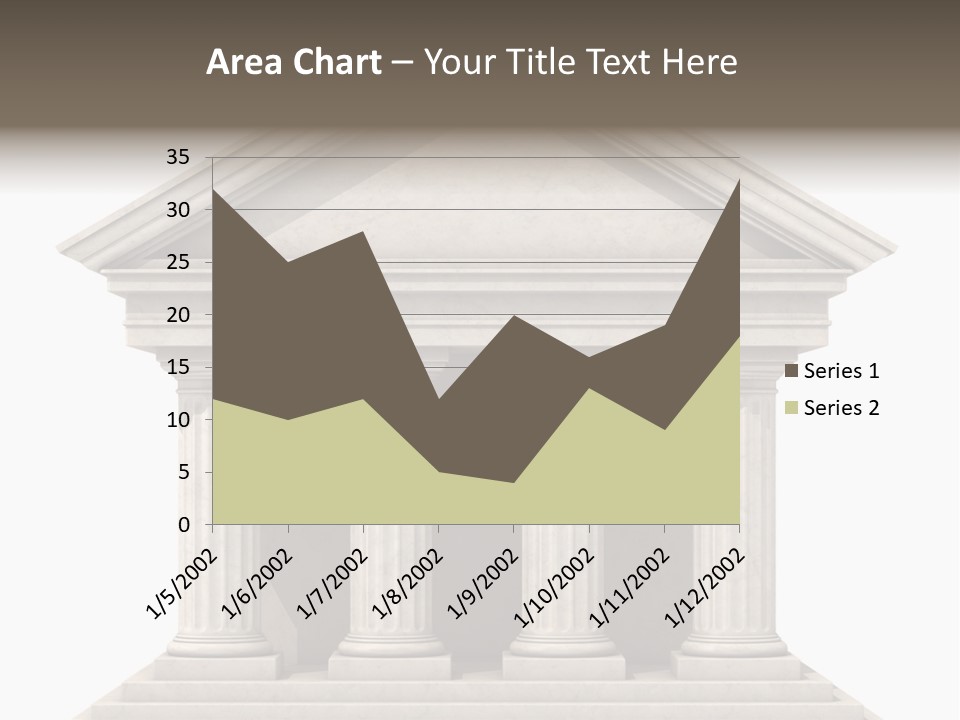 Render Old Building PowerPoint Template