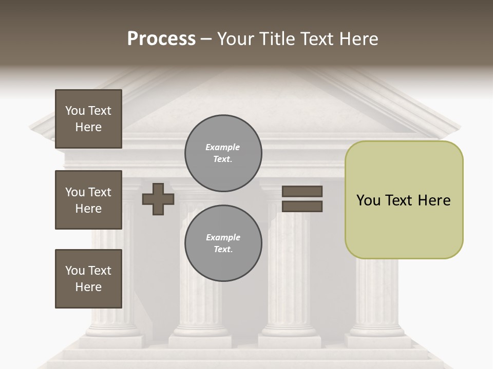 Render Old Building PowerPoint Template