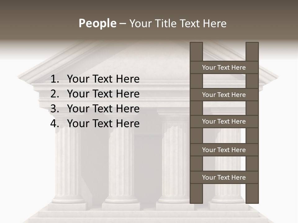Render Old Building PowerPoint Template