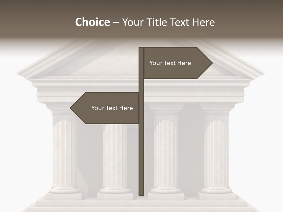 Render Old Building PowerPoint Template
