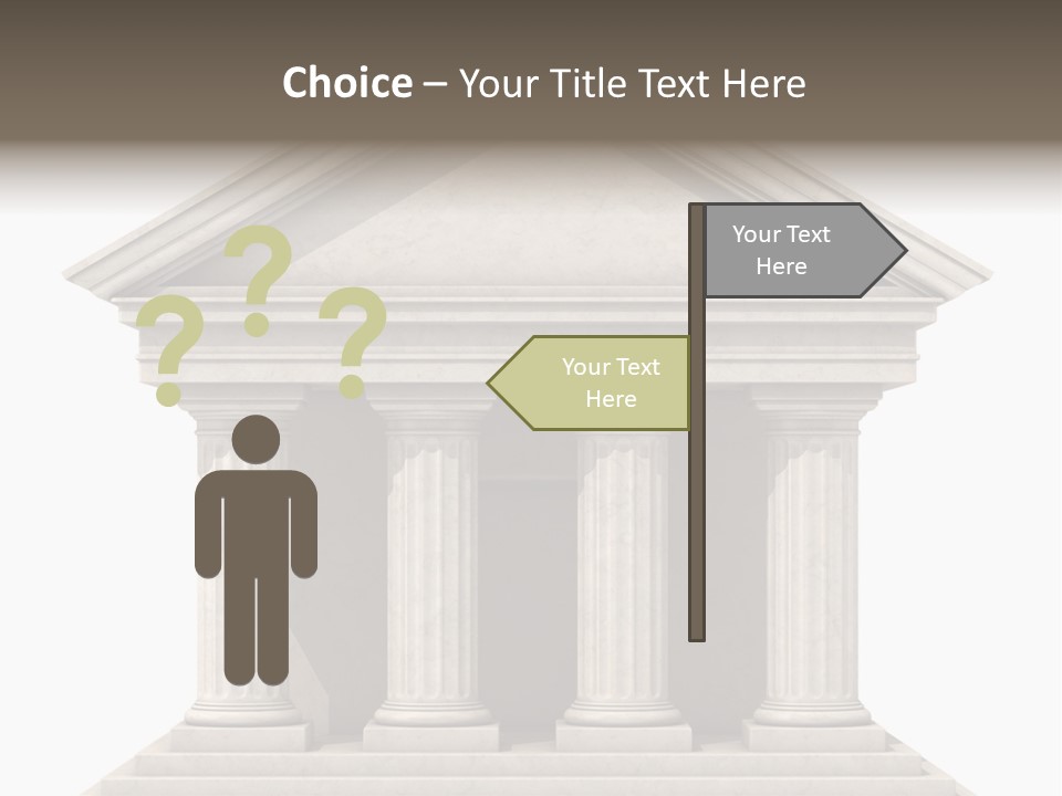 Render Old Building PowerPoint Template