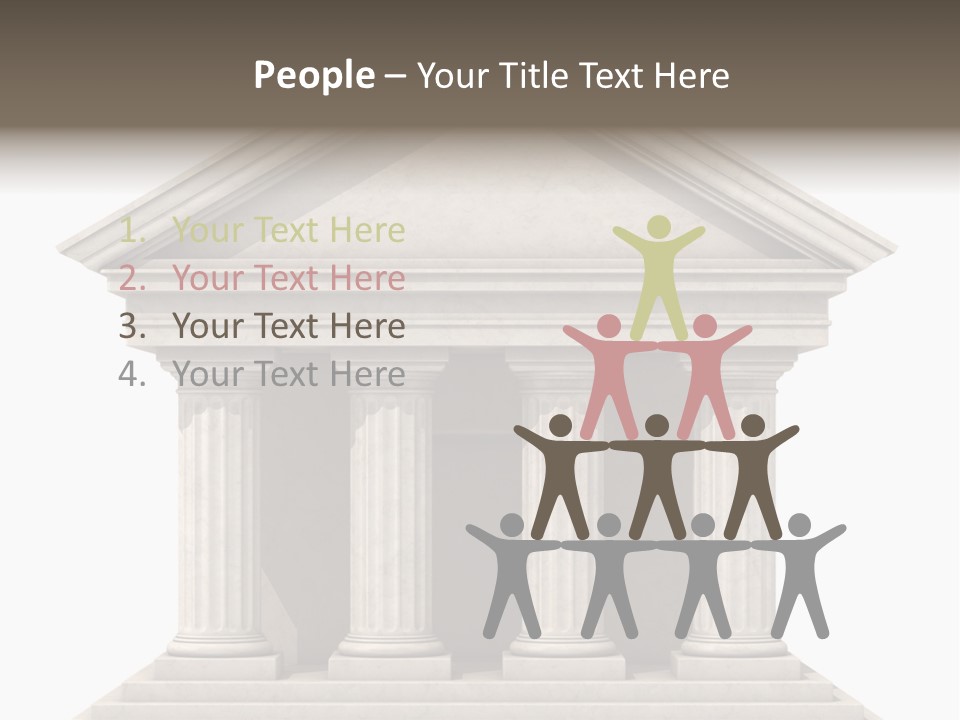 Render Old Building PowerPoint Template