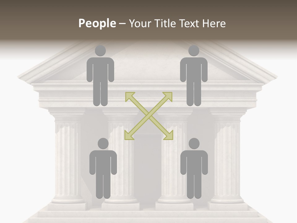 Render Old Building PowerPoint Template