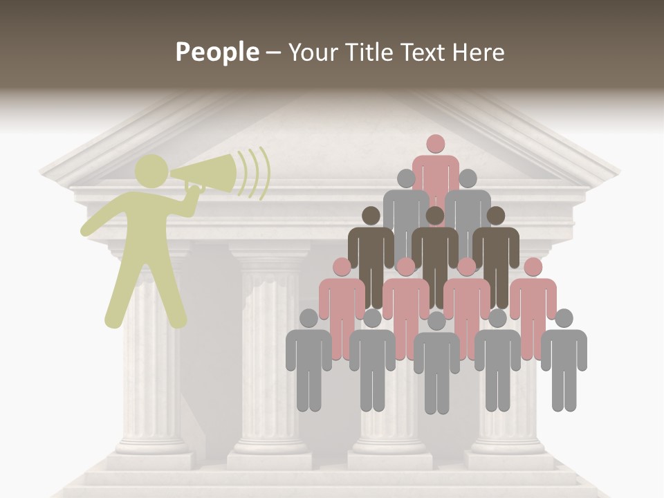 Render Old Building PowerPoint Template