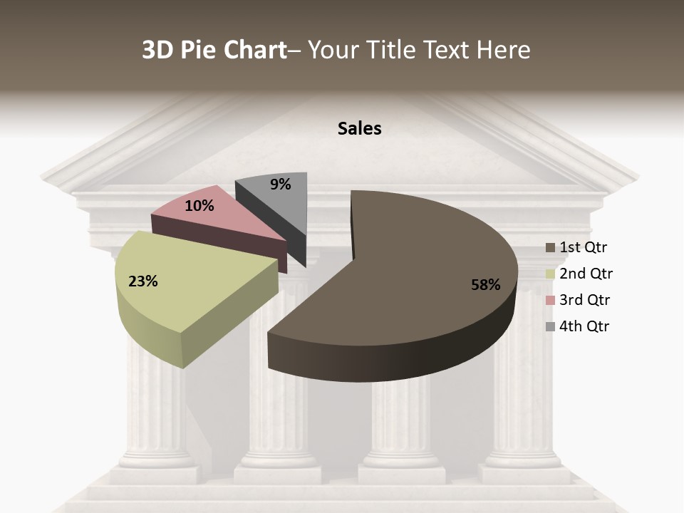 Render Old Building PowerPoint Template