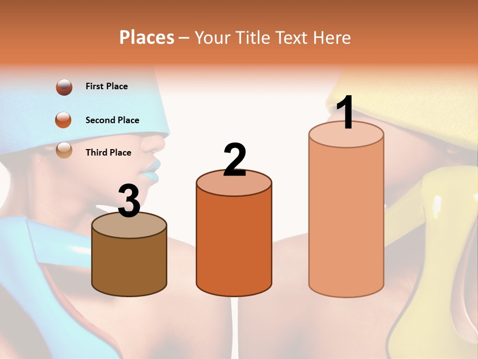 Young Face Female PowerPoint Template