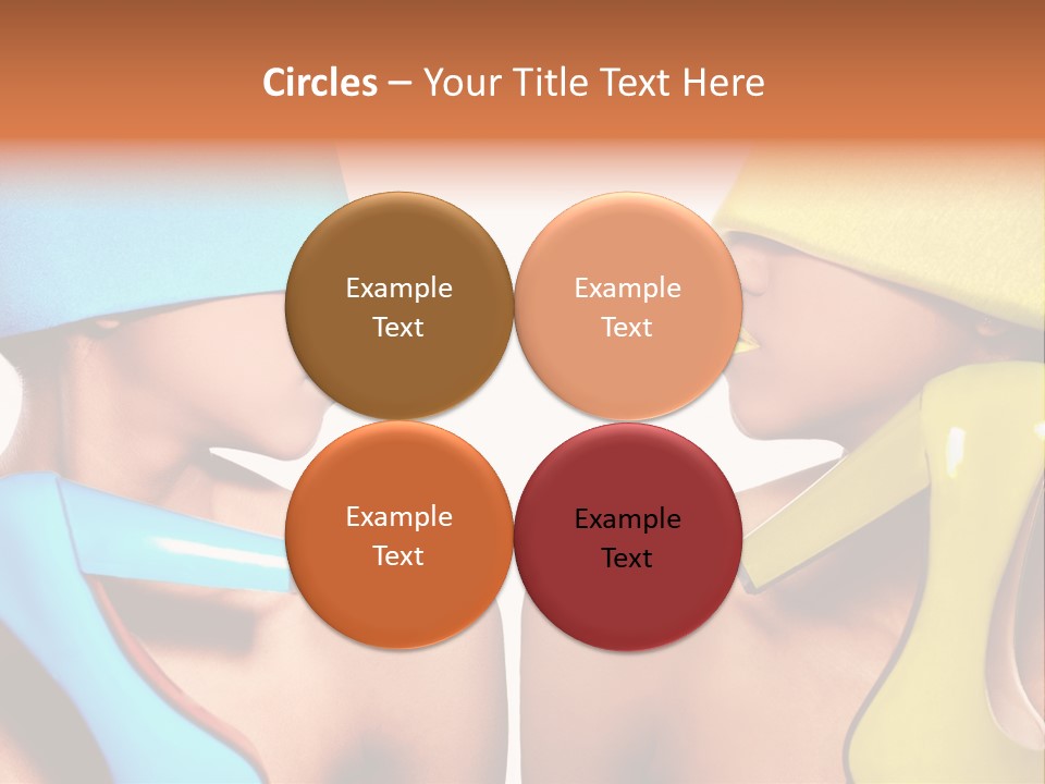 Young Face Female PowerPoint Template