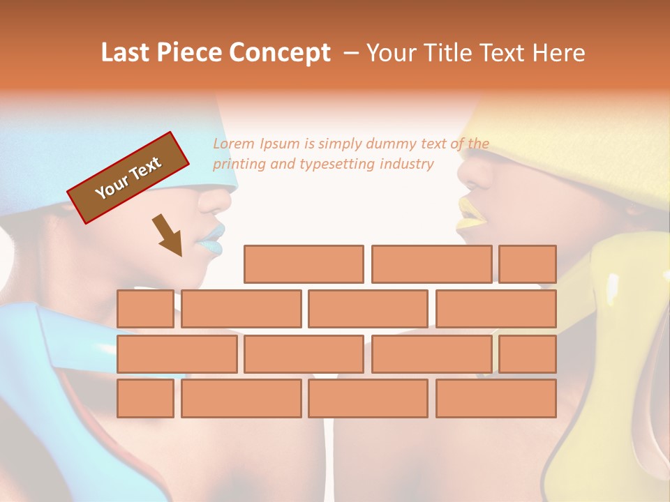 Young Face Female PowerPoint Template