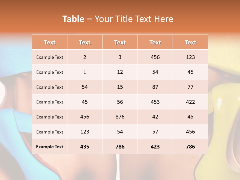 Young Face Female PowerPoint Template