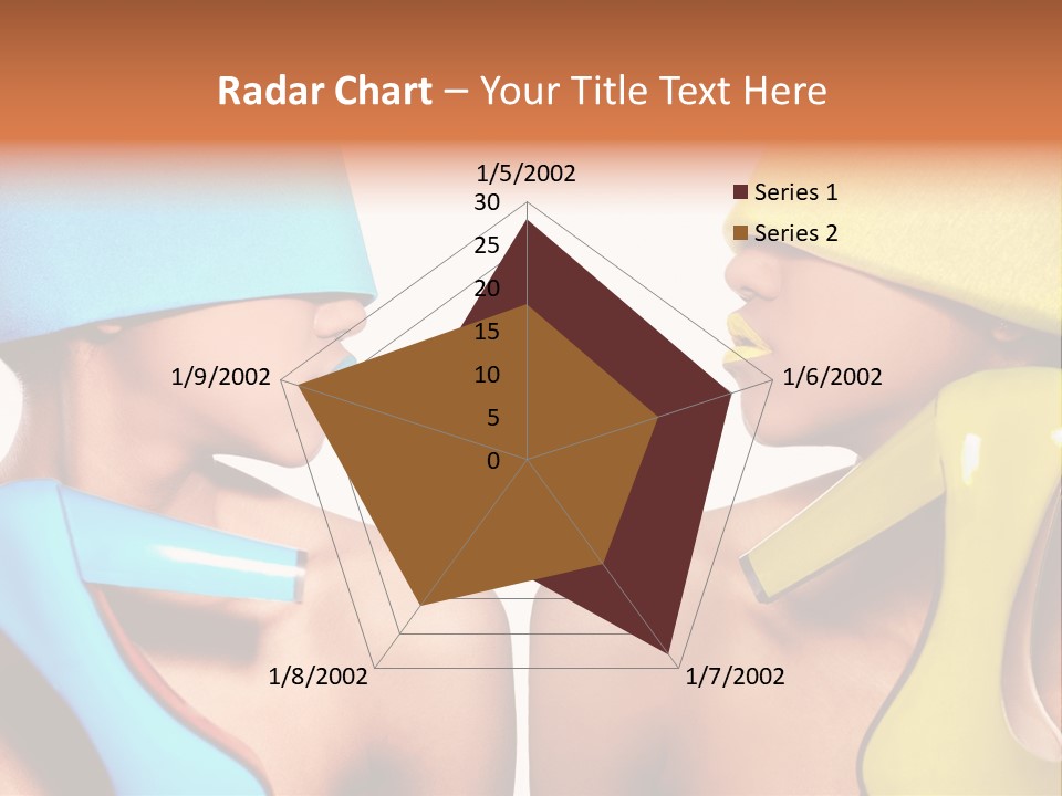 Young Face Female PowerPoint Template